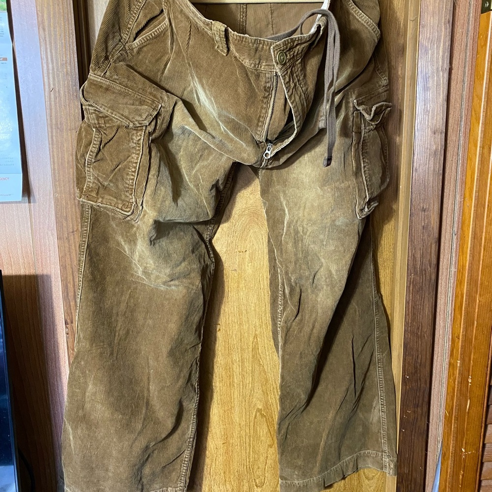 Abercrombie & Fitch Tan Cargo Pants